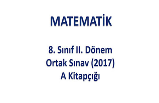 TEOG 2. dönem Matematik soruları 2017 çözüm videoları
