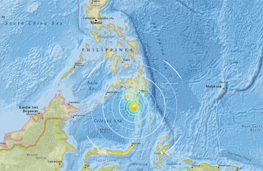 Filipinler'de 6,8 büyüklüğünde deprem