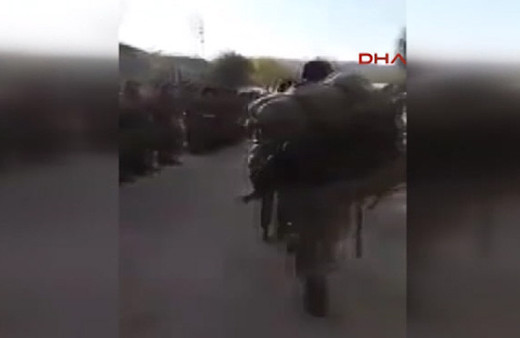 Operasyondan dönen askerler Mehter Marşı ile karşılandı