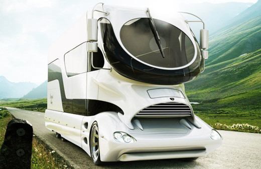 Uzay gemisi değil karavan göreni hayran bırakıyor