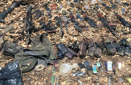 Öldürülen 14 terörist helikopterle taşındı