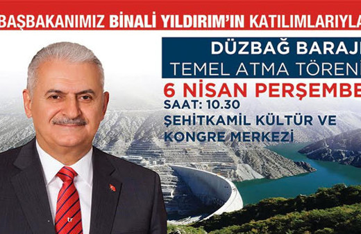Gaziantep Düzbağ'ın temelini Başbakan Yıldırım atıyor