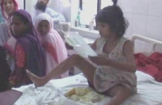 Maymunlarla yaşayan 8 yaşında kız çocuğu bulundu