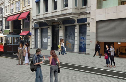  İstiklal Caddesi'nin çehresi değişiyor 