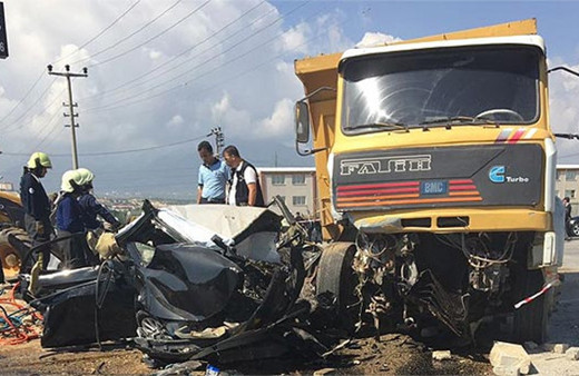 Başsavcı Mustafa Alper'in öldüğü kaza anı güvenlik kamerasında