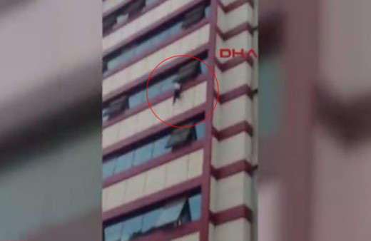 Adana'da yürekleri ağza getiren görüntü