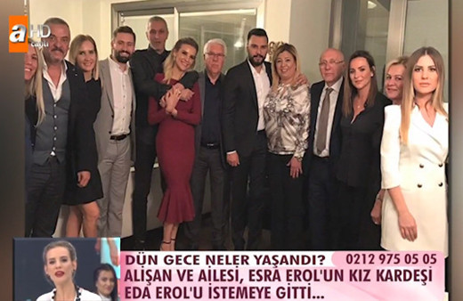 Eda Erol, Alişan aşkının mimarını Esra Erol canlı yayında açıkladı