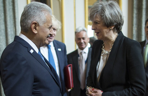 Başbakan Yıldırım Theresa May ile görüştü 