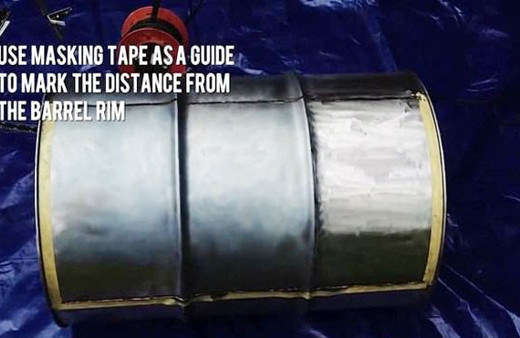 Boş varilden öyle bir şey yaptı ki aklınızın ucuna gelmez