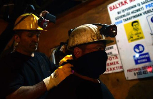 Antalya'da maden ocağında göçük