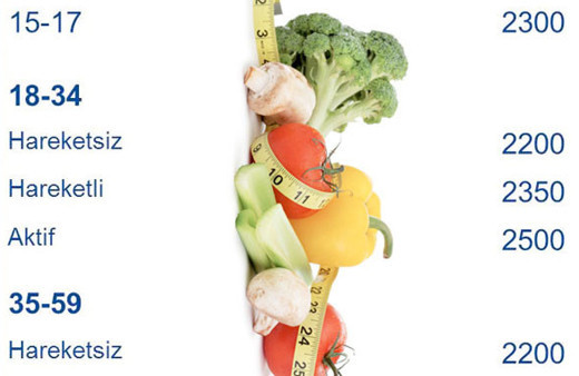 Kilo vermek için kaç kalori almalıyım! Besinlerin kalorisi