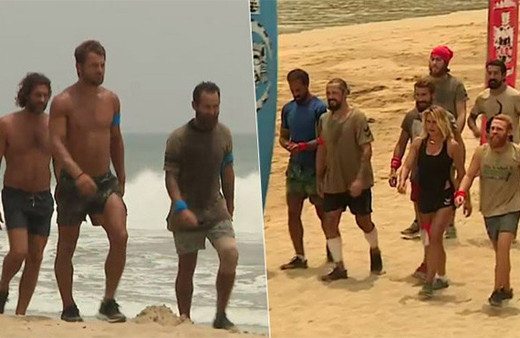 Survivor'da Türk ve Yunan takımları parkura böyle geldi!