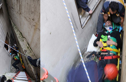 İkinci kattan yastıkları almak isterken