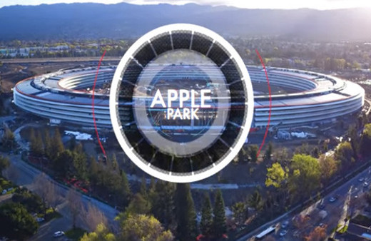 Apple Park'ın son hali havadan görüntülendi