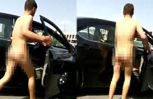 Şanlıurfa'da çıplak genci görenler telefona sarıldı!