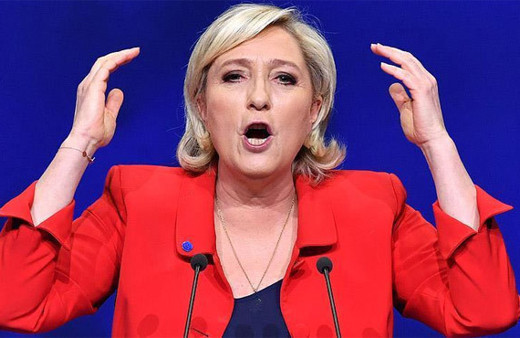 Cumhurbaşkanı adayı Le Pen kopyacı çıktı