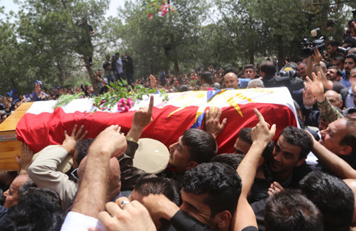 Goran Hareketi lideri Mustafa'nın cenaze töreni