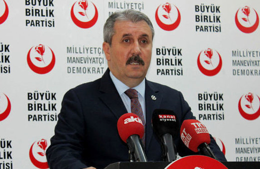 BBP Genel Başkanı Destici, Erdoğan'ı tebrik etti