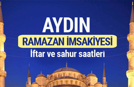 Aydın Ramazan imsakiyesi 2017