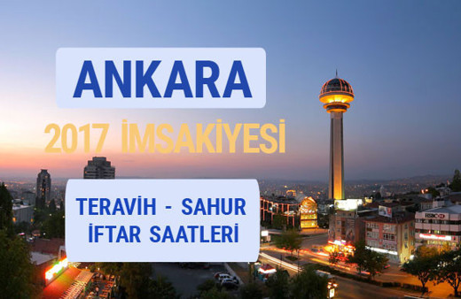 Ankara İmsakiyesi sahur imsak vakti teravih saatleri