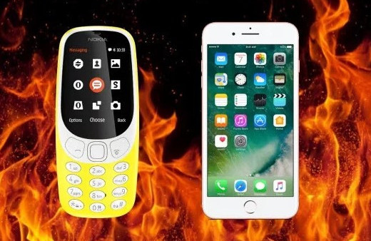 Nokia 3310 iPhone 7'ye karşı