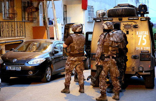 İstanbul'da eş zamanlı PKK operasyonu