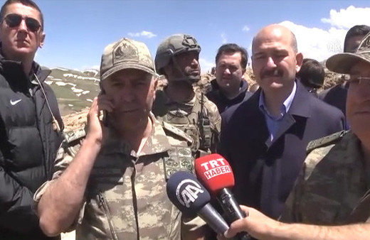 Bakan Soylu'nun Kato Dağı'ndan Cumhurbaşkanı Erdoğan ile görüşme