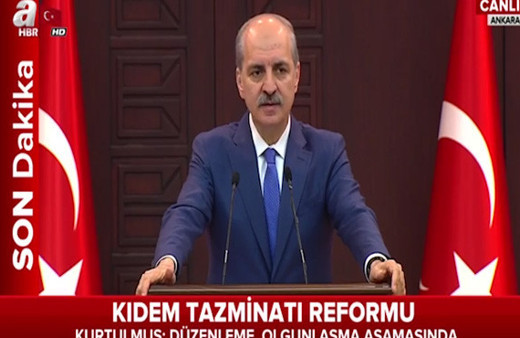 Hükümet Sözcüsü Numan Kurtulmuş'un basın açıklaması