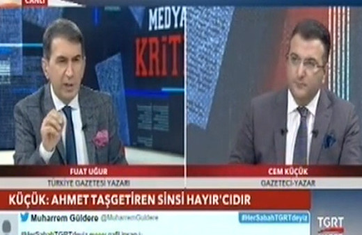 Küçük'ten Taşgetiren'e: Sen Doğan'a köpeklik yaparak bir yere gelebilirsin