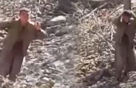 Asker oraya girdi PKK'lıların teslim olma anı