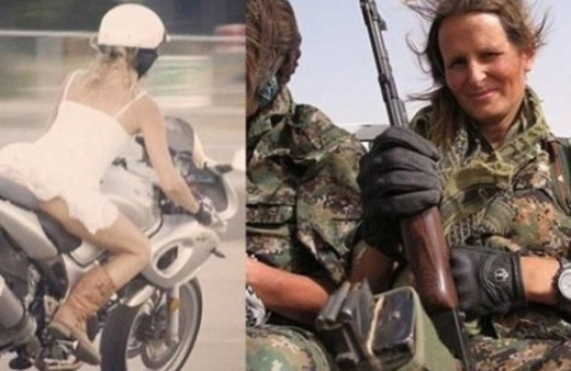 YPG'ye katılan Kanadalı manken Kobani'de ortaya çıktı!