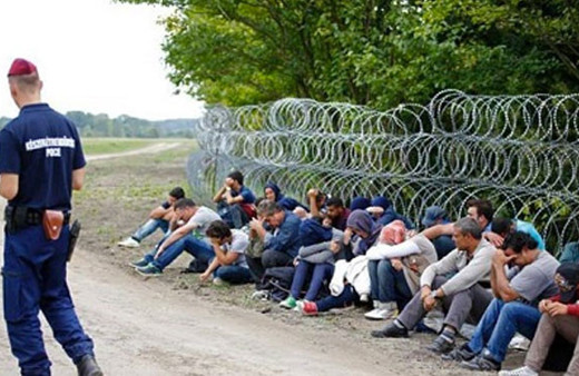 Macaristan'a yasa dışı yollardan sığınmacı girişi