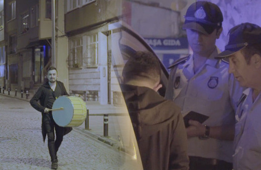 Ünlü fenomen sahurda korsan davul çalınca zabıtaya yakalandı