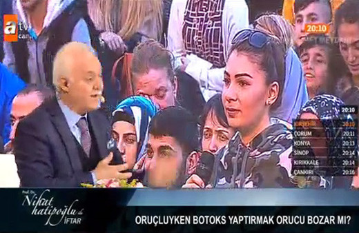 Nihat Hatipoğlu'na sordular botoks orucu bozar mı?