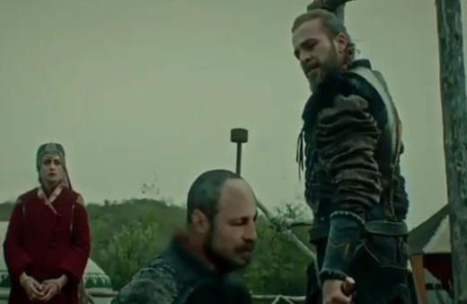  Diriliş'e damga vuran sahne! Hainler için yaşasın cehennem