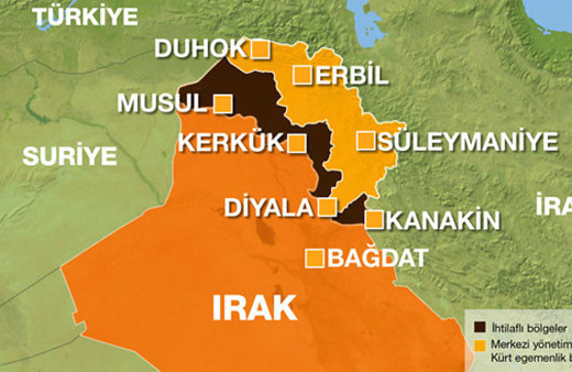 Kürtler bağımsızlık ilan ediyor peki haritada nereler var? 