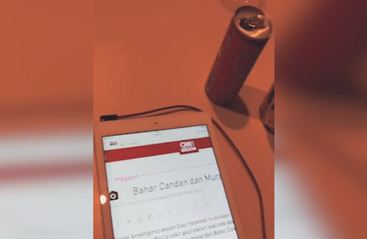 Bahar Candan’ın instagramına koyduğu Murat Boz videosu