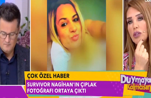 Nagihan Karadere'nin çıplak fotoğrafları ortaya çıktı