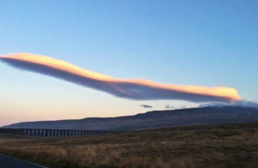 Gökyüzünde bir anda bu görüntü belirdi ve...
