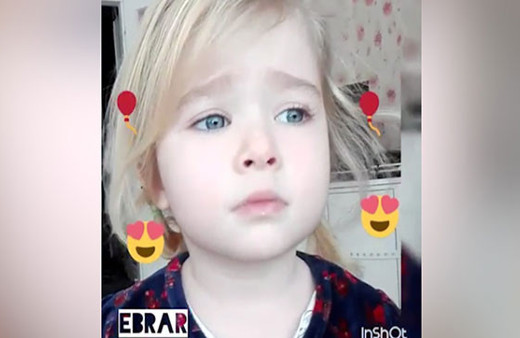 Ebrar’ın canı şeker çekince…