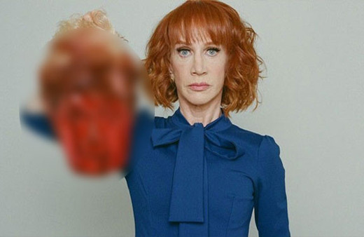  CNN Trump'un 'kellesi' ile poz veren Griffin'i kovdu!