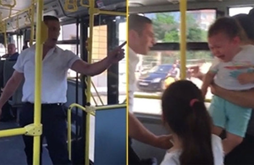 İETT şoförü kucağında bebeği olan kadın yolcuya saldırdı!