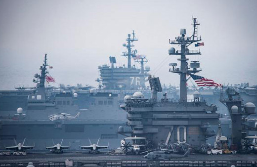 Büyük gözdağı: ABD 2 uçak gemisini birden yolladı!