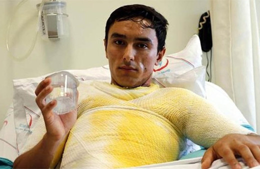 Üniversite öğrencisini futbol maçında kaynar suyla haşladılar!