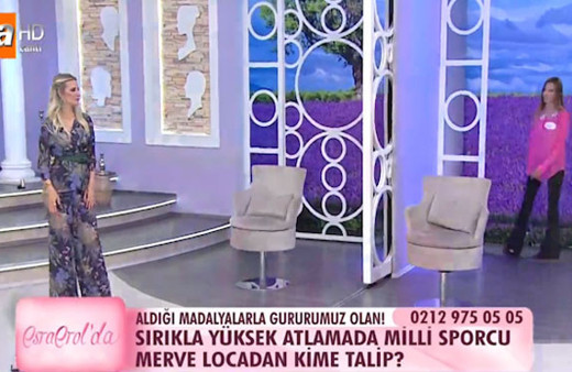 Milli sporcu Esra Erol'da 