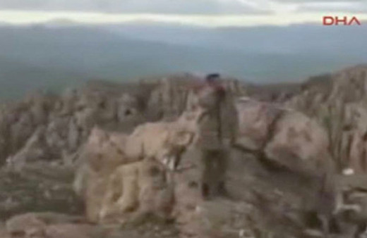 Kato'nun zirvesinde dikkat çeken görüntü