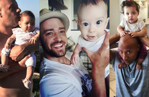 Ünlü babaların çocuklarına bakın!