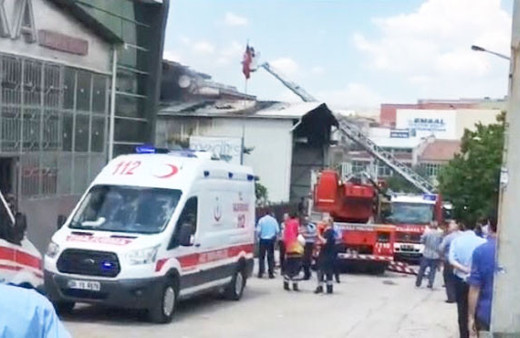 Ankara'da son dakika sanayi bölgesinde patlama! İlk görüntüler