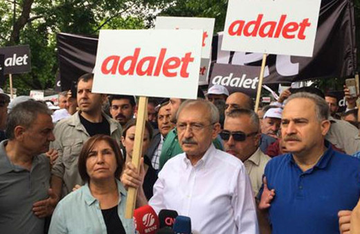 Kemal Kılıçdaroğlu yürüyüşe başladı ilk görüntüler