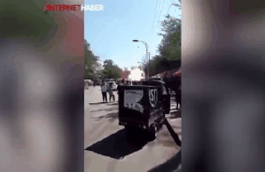 Çin'deki patlama anı kamerada